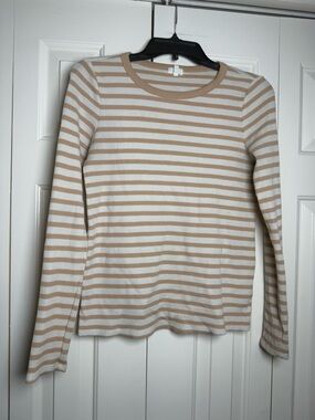Aerie Striped Long Sleeve Top